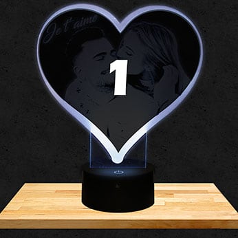 Lampe Personalisiert Herz