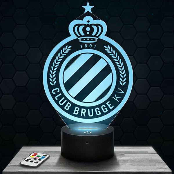 lampe-3d-logo-bruges Lampe 3D Logo Club Bruges avec socle au choix !