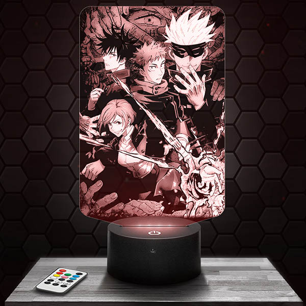 lampe-3d-jujutsu-kaisen-manga Jujutsu Kaisen - Megumi Yuji Satoru Nobara