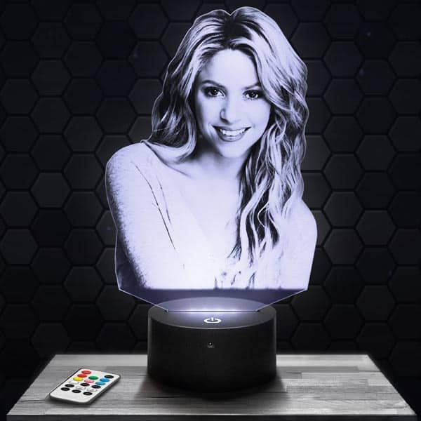 lampe-3d-shakira-chanteuse Shakira