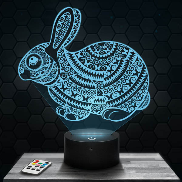 lampe-3d-lapin-mandala-600