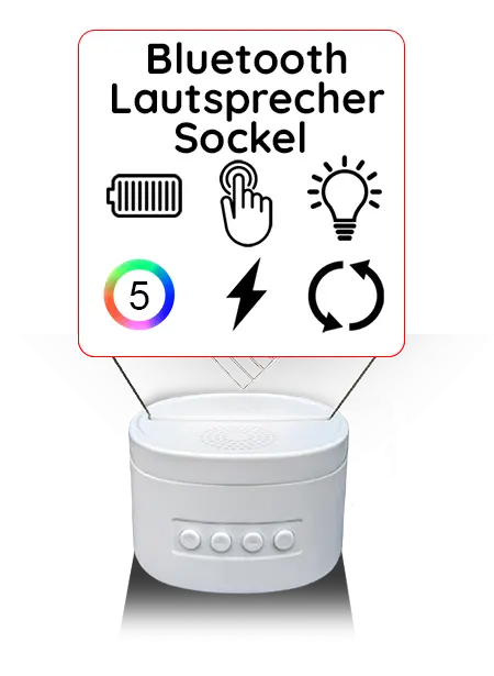 socle lampe bluetooth