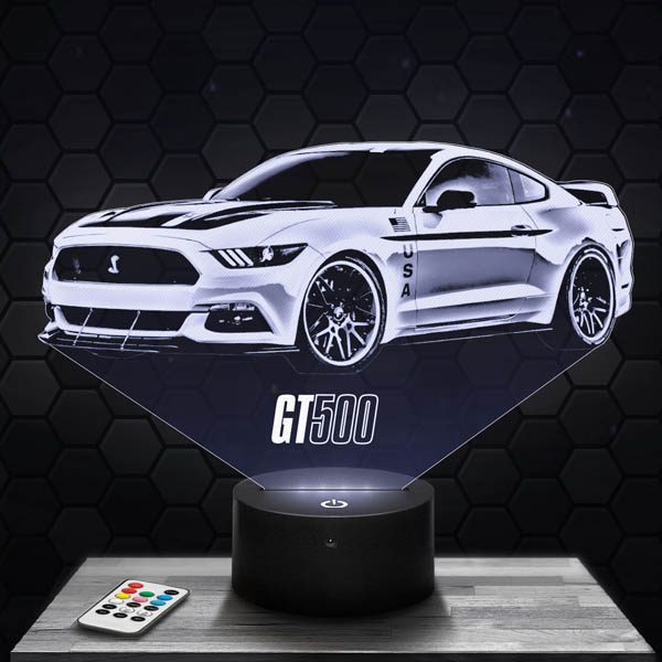 lampe-3d-ford-mustang