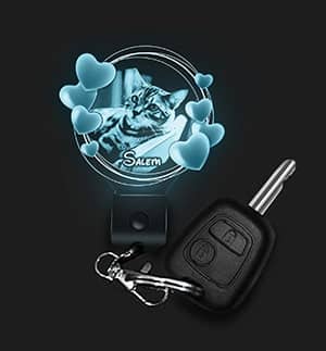 Portachiavi luminosi personalizzati