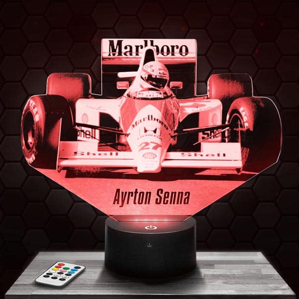 lampe-3d-ayrton-senna-f1-mclaren F1 McLaren - Ayrton Senna