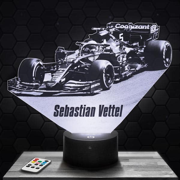 lampe-3d-sebastian-vettel-f1-aston-martin F1 Aston Martin - Sebastian Vettel