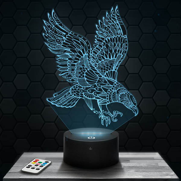 lampe-3d-aigle-mandala-600