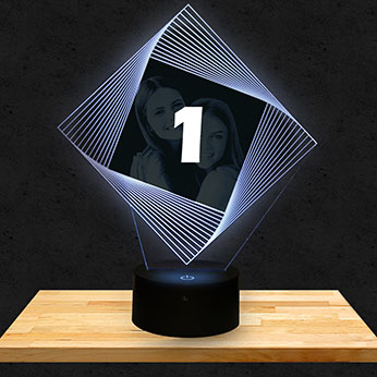 Lampada Personalizzata Rombo Illusion