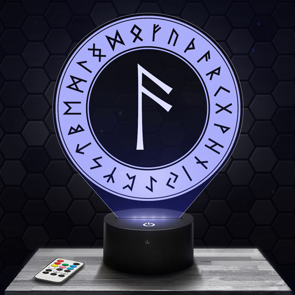 lampe-3d-rune-ansuz-600