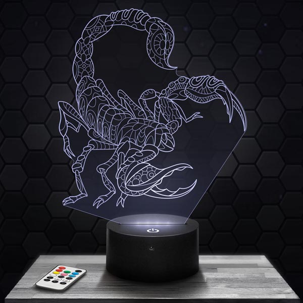 lampe-3d-scorpion-mandala