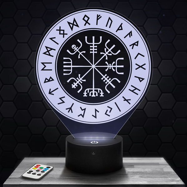 lampe-3d-vegvisir-symbole-viking-600