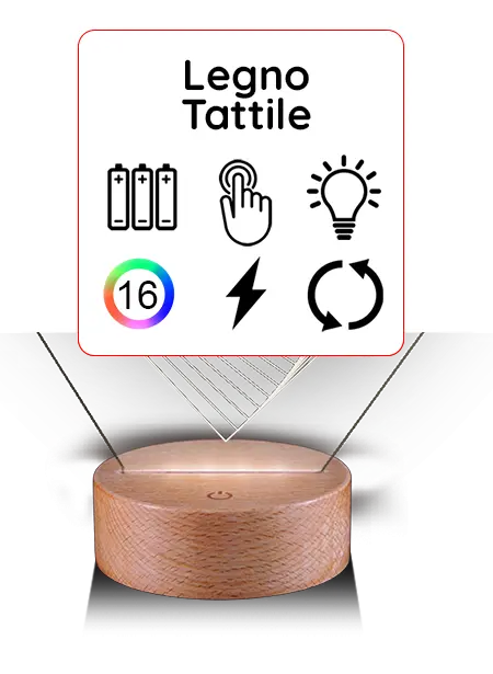 socle lampe tactile