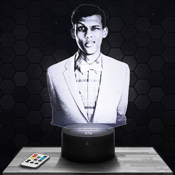 lampe-3d-stromae Lampe 3D Stromae avec socle au choix !