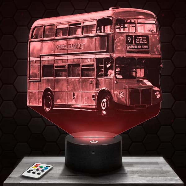 lampe-3d-bus-londres-vehicule Bus Londonien
