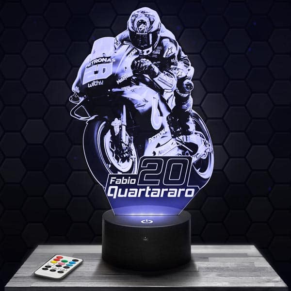 lampe-3d-fabio-quartararo-moto-gp-petronas-yamaha Moto GP Yamaha - Fabio Quartararo
