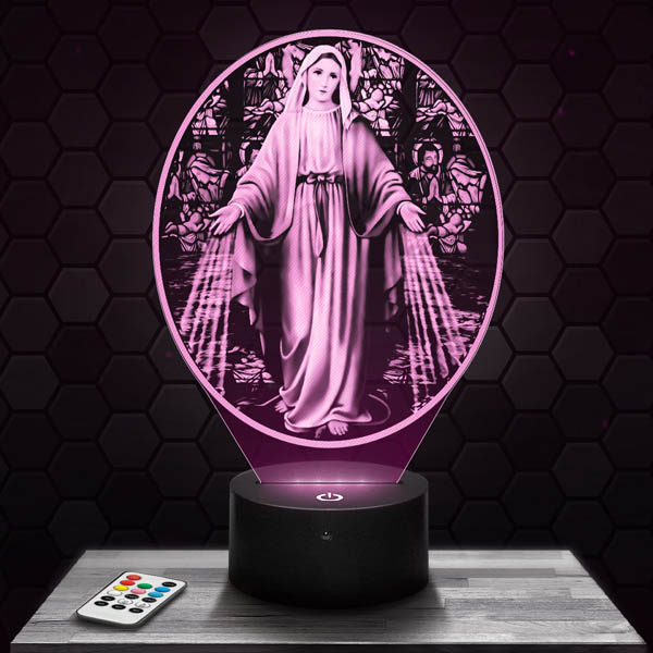 lampe-3d-vitrail-vierge-marie-religion-600