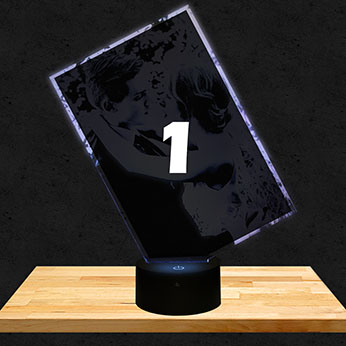 Gepersonaliseerde lamp parallellogram