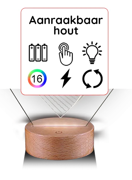 socle lampe tactile