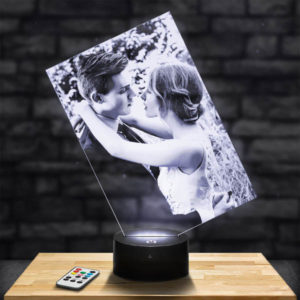 Gepersonaliseerde fotolamp parallellogram pictyourlamp.com