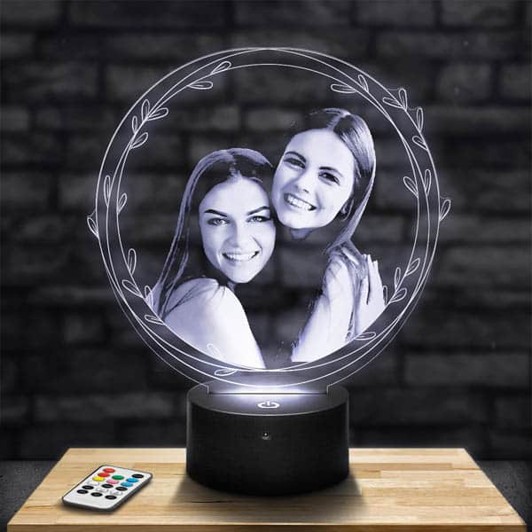 Personnalisation – Lampe Personnalisée Rondes Ornements
