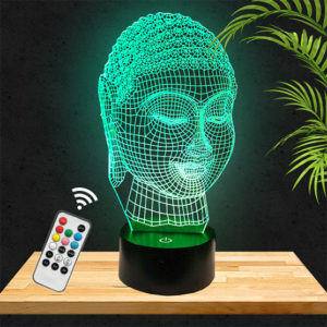 Lampe 3D Boudha ethnique pictyourlamp.com »