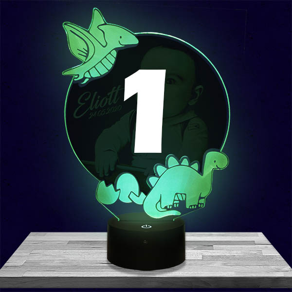 Customised kid's Night Light Dinosaur