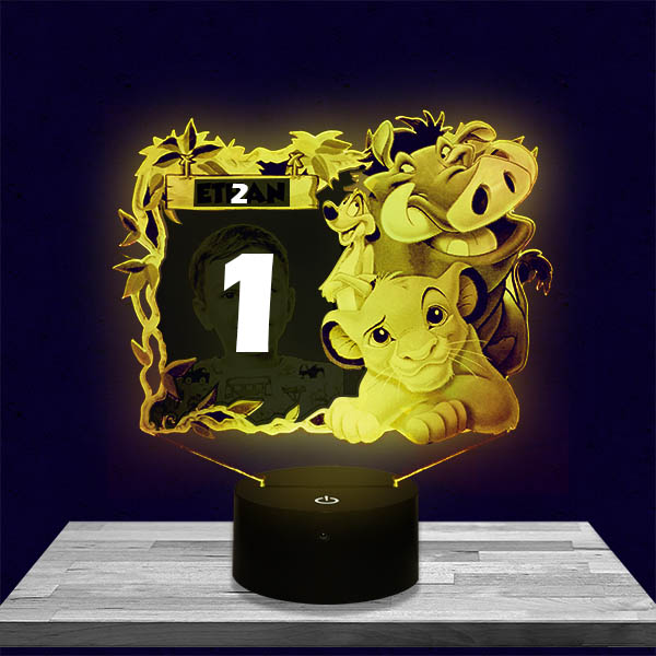 Customised kid's Night Light Lion King