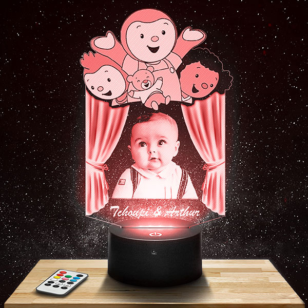 Personalisiertes Nachtlicht für Kinder Tchoupi