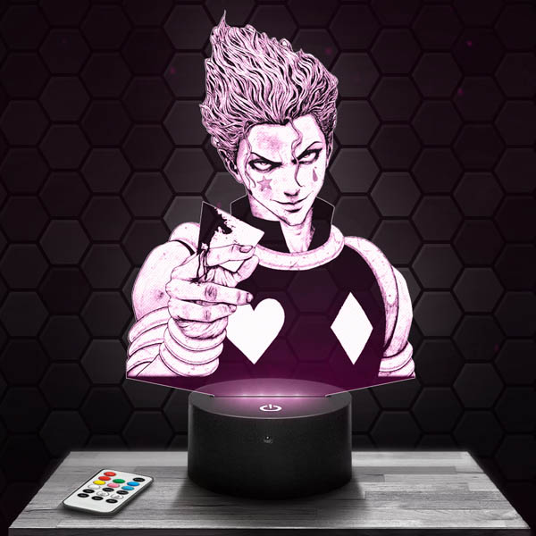 Luminária LED 3D Hisoka - Hunter X Hunter – WGs Geek