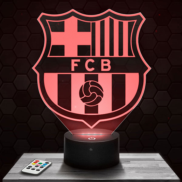 Barça Logo 3D LED Lamp a base of your - PictyourLamp