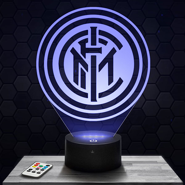 Inter Milan 3D LED Lamp with a base of your choice! - PictyourLamp