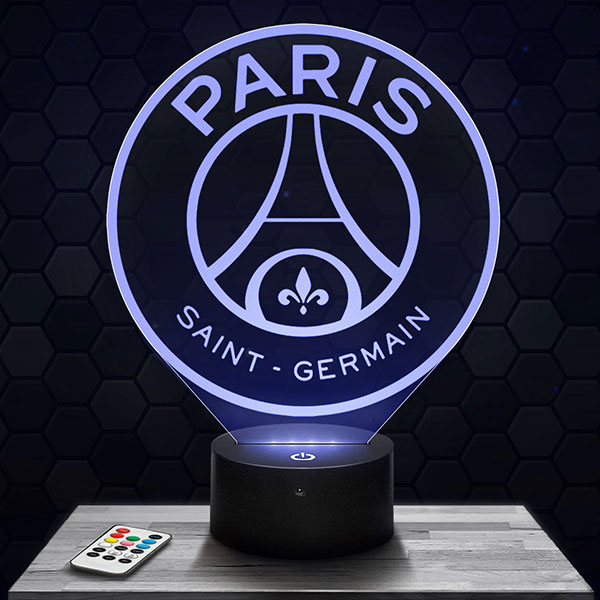 Aradeks Veilleuse LED FC Paris Saint Germain Football Club 3D