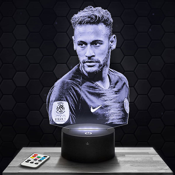NEYMAR 3D LED Lamp with a base of your choice! - PictyourLamp