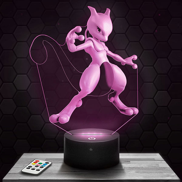 Pikachu 3D LED Lamp with a base of your choice! - PictyourLamp