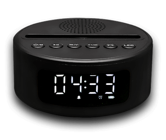 Spitzenklasse Sockel 7 Farben Bluetooth / Wecker Schwarz (38€)