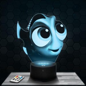 lampe-3d-bébé-dory-dessin-animée