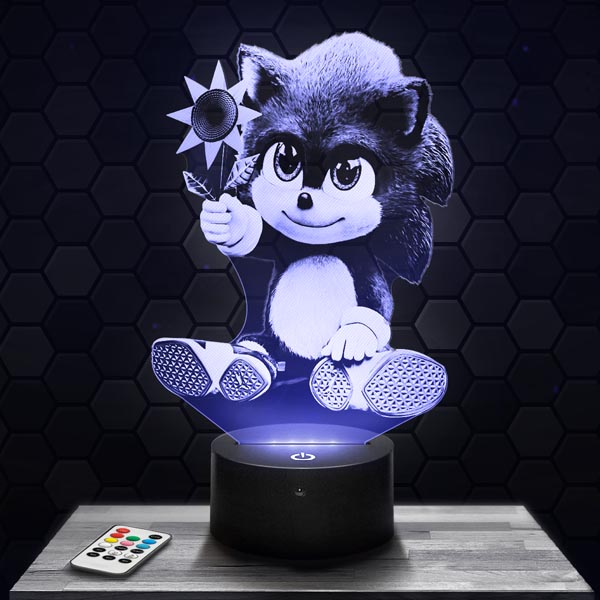 Baby Sonic
  3D LED LAMP with a base of your choice!