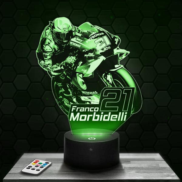 Moto GP
  Yamaha – Franco Morbidelli 3D LED LAMP with a base of your choice!