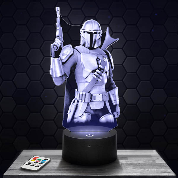 Fortnite –
  Mandalorian 3D LED LAMP with a base of your choice!