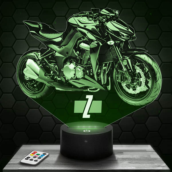 Kawasaki
  Z1000 Moto 3D LED LAMP with base of your choice !