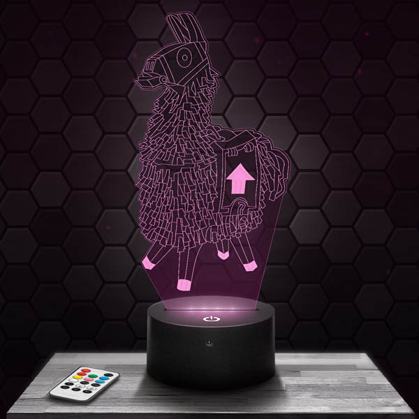 Lama
  Fortnite 3D LED Lamp with a base of  your choice!