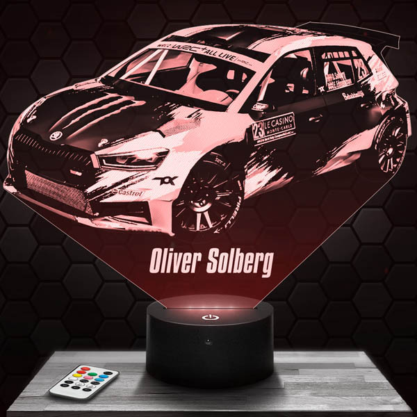 Oliver
  Solberg Skoda Fabia Rallye 3D Led Lamp 