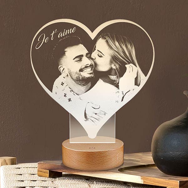 Customised Heart Lamp