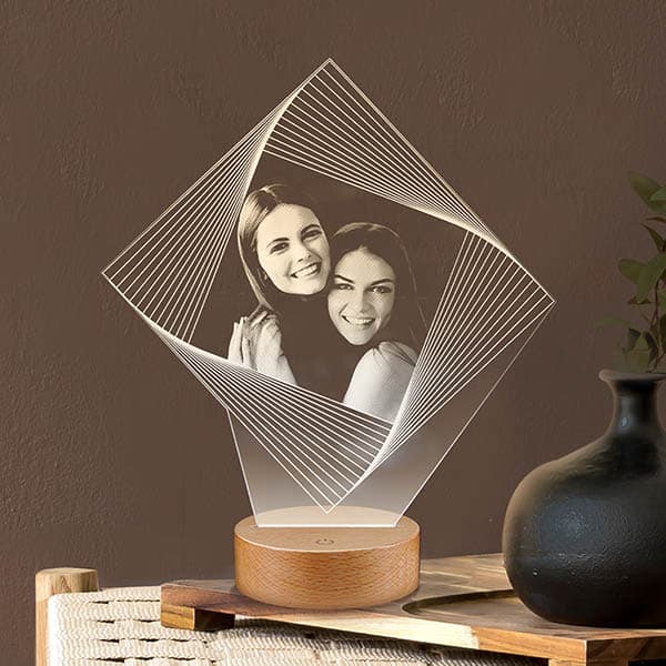 Customised Diamond Illusion Lamp