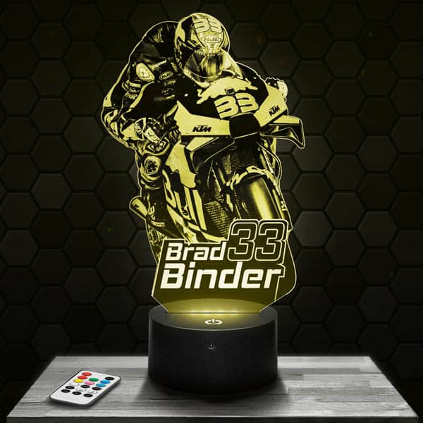 GP Moto
  KTM Brad Binder 3D LED LAMP with a base of your choice!