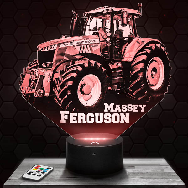 tractor Ferguson 3D LED LAMP a base of your choice! - PictyourLamp