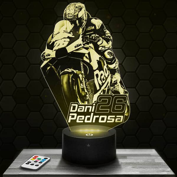GP Moto
  KTM Dani Pedrosa 3D LED LAMP with a base of your choice!