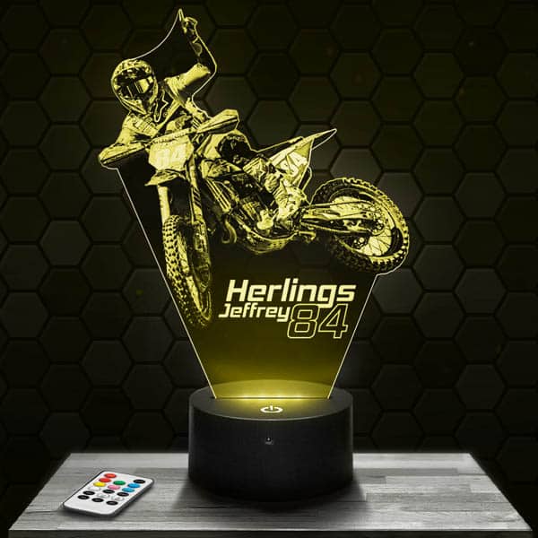 Motocross
  Red Bull KTM Jeffrey Herlings 3D LED LAMP with a base of your choice!