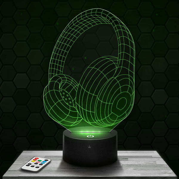 Headphones
  3D LED Lamp with a base of  your choice!