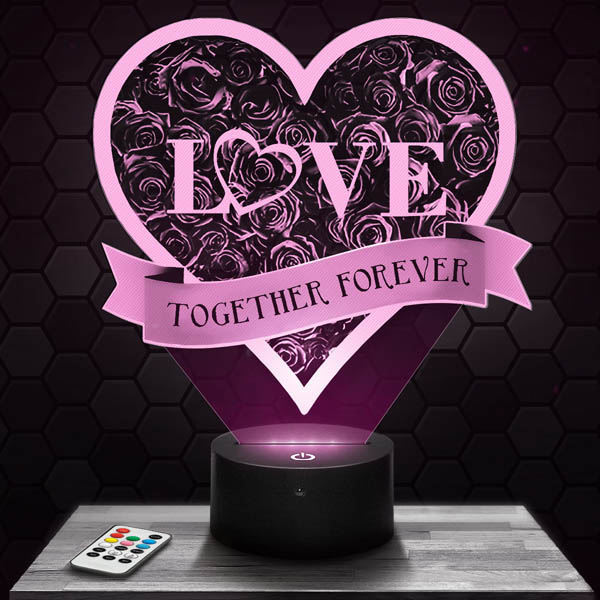 Heart Love
  Together Forever 3D Led Lamp 